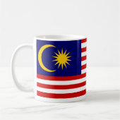 Patriotische Tasse der malaysischen Flagge (Links)