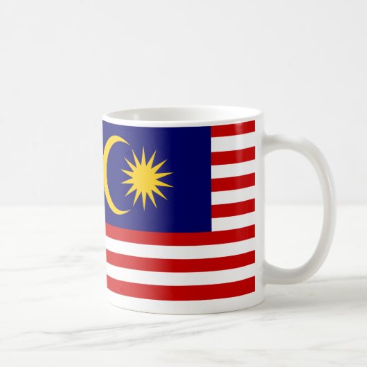 Patriotische Tasse der malaysischen Flagge (Rechts)