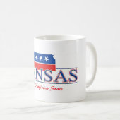 Patriotische Tasse Kansas (VorderseiteRechts)