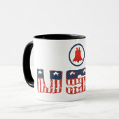 Patriotische Tasse mit Liberty Bell (Vorderseite Links)