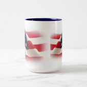 Patriotische Tasse Rot, Weiß und Blau-Amerika (Mittel)