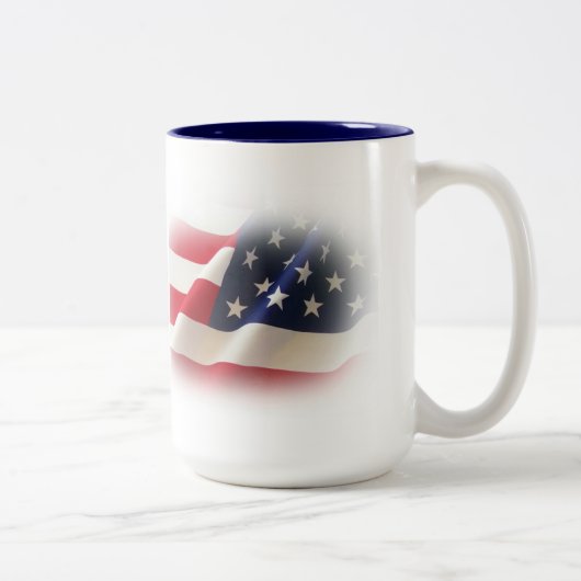 Patriotische Tasse Rot, Weiß und Blau-Amerika (Rechts)