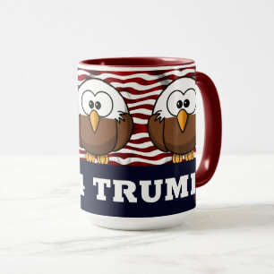 Patriotische Tasse, Rot, Weiß und Blau Tasse