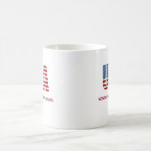 Patriotische Tasse USA (Mittel)