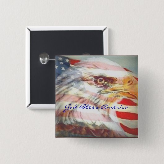 Patriotische Taste Button (Vorne & Hinten)