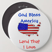 Patriotische Taste Button (Vorne & Hinten)