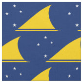 Patriotische Tokelauer Flagge Stoff (Nahaufnahme)