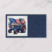 Patriotische Traktoren-Visitenkarten Visitenkarte (Vorderseite)