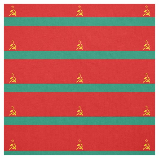 Patriotische Transnistrienflagge Stoff (Muster)
