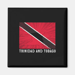 Patriotische Trinidad und Tobago-Flagge in Not Tri Magnet