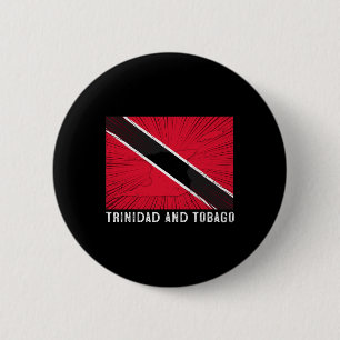 Patriotische Trinidad- und Tobago-Flagge in Notlag Button