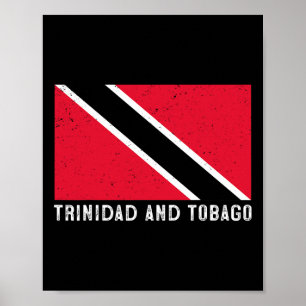 Patriotische Trinidad und Tobago-Flagge Trin Poster