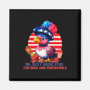 Patriotische Türkei 4. Juli Grillen Feuerwerk Part Magnet
