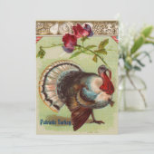 Patriotische Türkei-Party Einladung (Stehend Vorderseite)