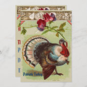 Patriotische Türkei-Party Einladung (Vorne/Hinten)