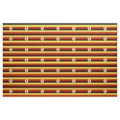 Patriotische Uganda-Flagge Stoff (Fat Quarter (45,7 x 55,9 cm))