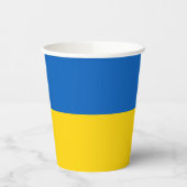Patriotische Ukraine Flag Paper Cups Pappbecher (Links)