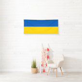 Patriotische Ukraine-Flagge Banner (Insitu)