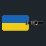 Patriotische Ukraine-Flagge Gepäckanhänger<br><div class="desc">Patriotische Flagge der Ukraine.</div>