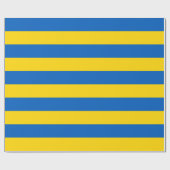 Patriotische Ukraine-Flagge Geschenkpapier (Flach)
