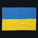 Patriotische Ukraine-Flagge Geschirrtuch<br><div class="desc">Patriotische Flagge der Ukraine.</div>