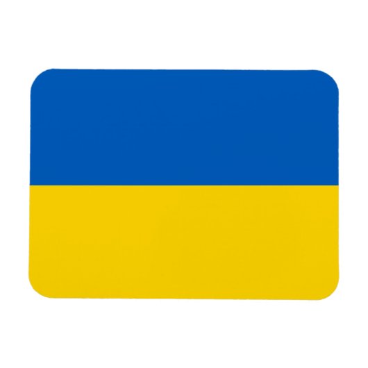 Patriotische Ukraine-Flagge Magnet (Horizontal)