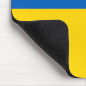 Patriotische Ukraine-Flagge Mousepad (Ecke)