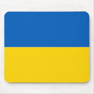 Patriotische Ukraine-Flagge Mousepad