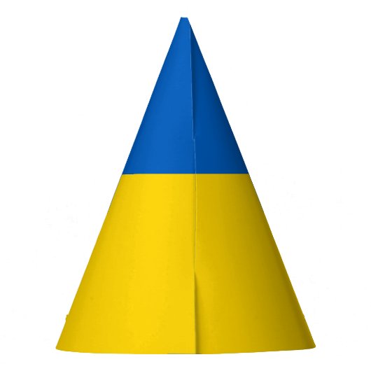 Patriotische Ukraine-Flagge Partyhütchen (Rückseite)