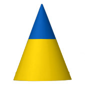 Patriotische Ukraine-Flagge Partyhütchen (Vorderseite)