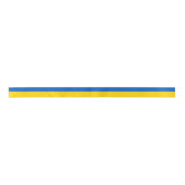 Patriotische Ukraine-Flagge Satinband (Vorderseite)