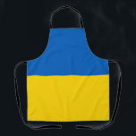 Patriotische Ukraine-Flagge Schürze<br><div class="desc">Patriotische Flagge der Ukraine.</div>