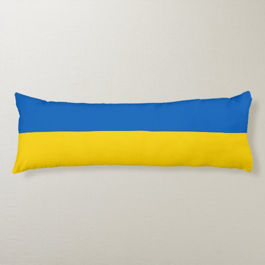 Patriotische Ukraine-Flagge Seitenschläferkissen (Vorderseite)