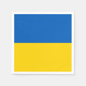 Patriotische Ukraine-Flagge Serviette (Vorderseite)
