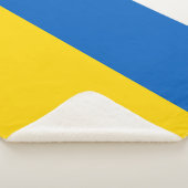 Patriotische Ukraine-Flagge Sherpadecke (3/4)