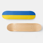 Patriotische Ukraine-Flagge Skateboard (Horizontal)