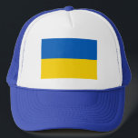 Patriotische Ukraine-Flagge Truckerkappe<br><div class="desc">Patriotische Flagge der Ukraine.</div>