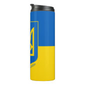 Patriotische Ukraine-Tasse, ukrainische Flaggenmod Thermosbecher (Nach rechts gedreht)