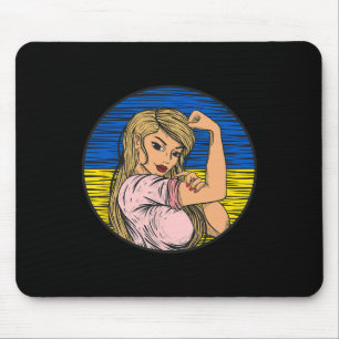 Patriotische ukrainische Flagge Ukraine Stolze ukr Mousepad