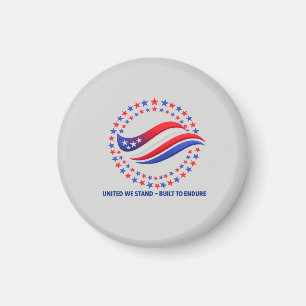Patriotische Unabhängigkeitstagsbekleidung USA Ste Magnet