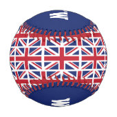 Patriotische UNION JACK Custom Scripting UK FLAG Baseball (Rückseite)
