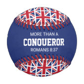 Patriotische UNION JACK Custom Scripting UK FLAG Baseball (Vorderseite)