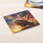 Patriotische Untersetzer (angewinkelt)