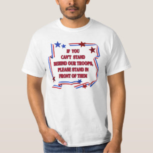 Patriotische Unterstützung unser Truppe-T - Shirt