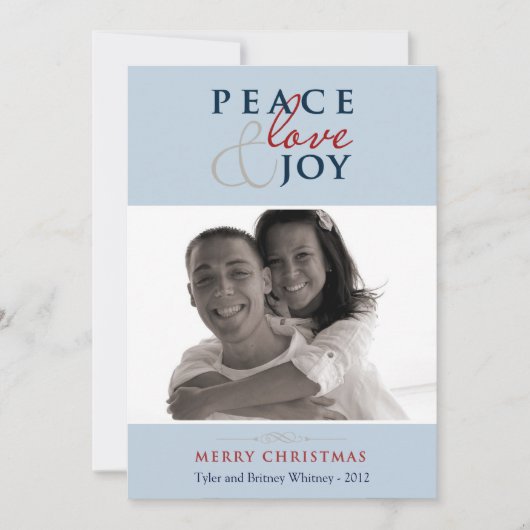 Patriotische Urlaubskarte Feiertagskarte (Vorderseite)