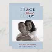 Patriotische Urlaubskarte Feiertagskarte (Vorne/Hinten)