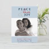 Patriotische Urlaubskarte Feiertagskarte (Stehend Vorderseite)