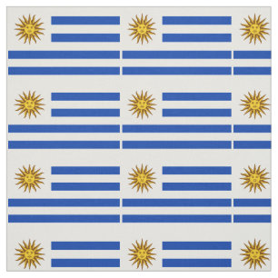Patriotische Uruguay-Flagge Stoff