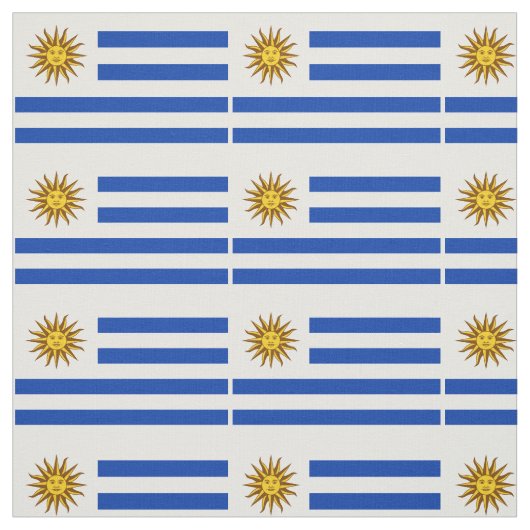 Patriotische Uruguay-Flagge Stoff (Muster)