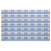 Patriotische Uruguay-Flagge Stoff (Fat Quarter (45,7 x 55,9 cm))